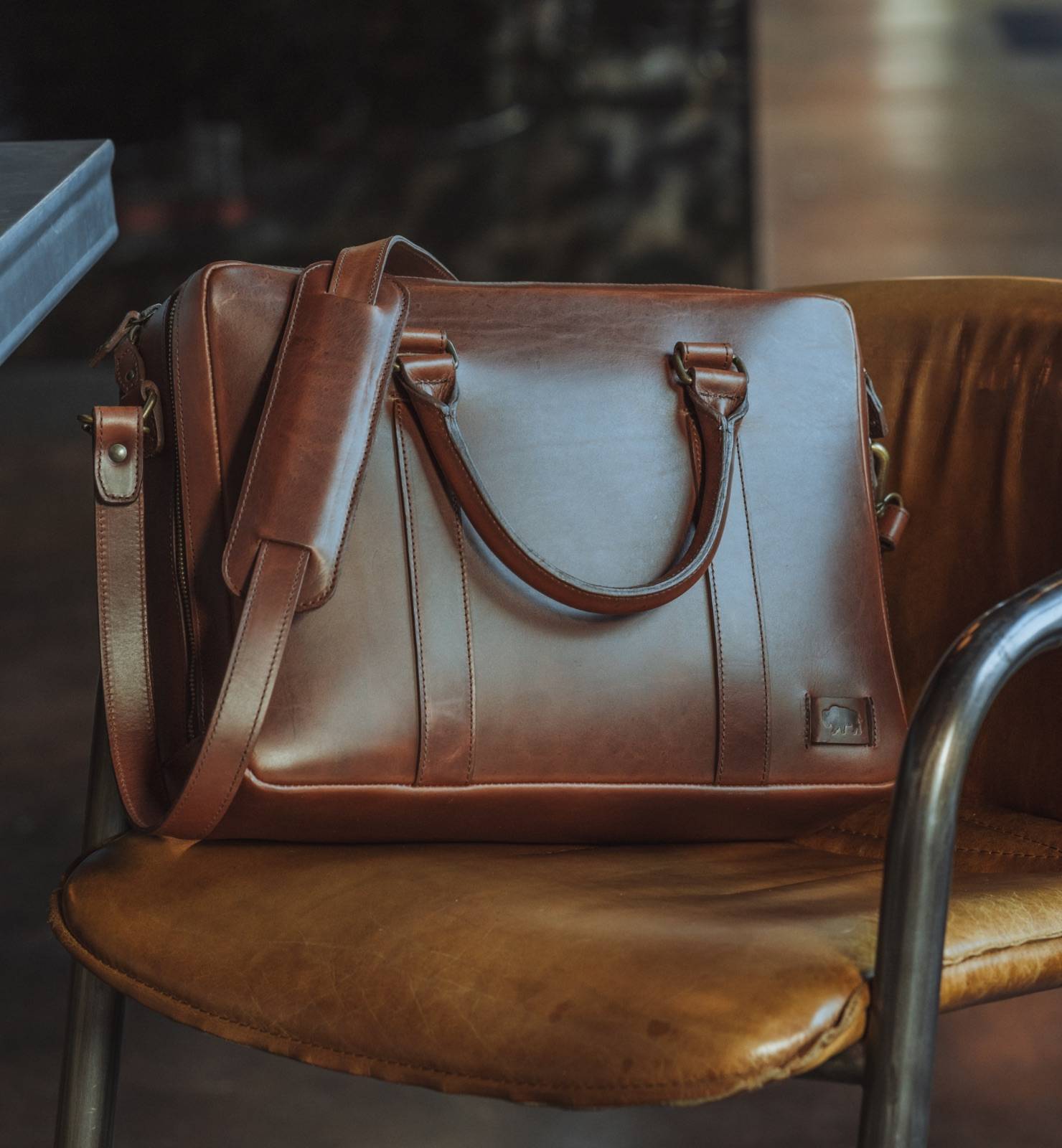 Jefferson Leather Briefcase