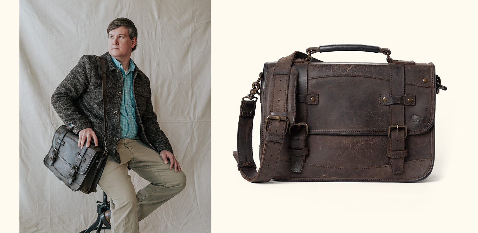 Buffalo Jackson Worn leather goods